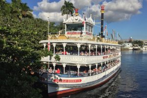 Picture of Jungle Queen River Boat docked on the New River, Ft. Lauderdale FL